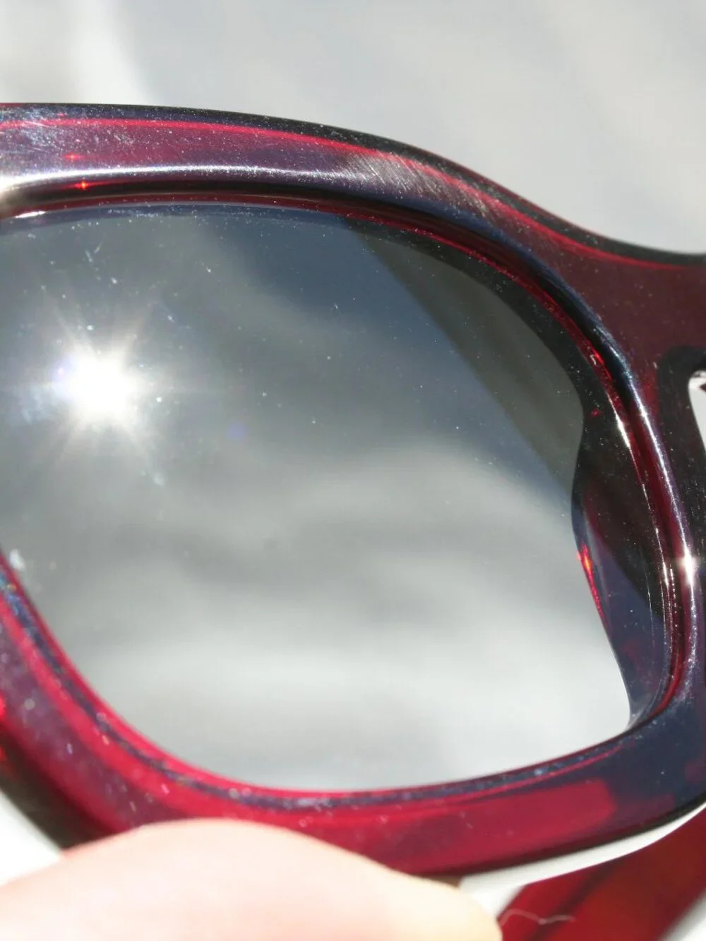 NOS Red Robert La Roche x Christoph Rumpf Midnight Sunglasses Luxury High End